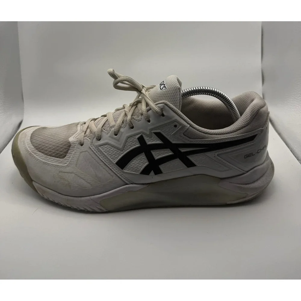 Asics Gel-Challenger 13 Men's Size 10 White Black Tennis Shoes 1041A222 Good